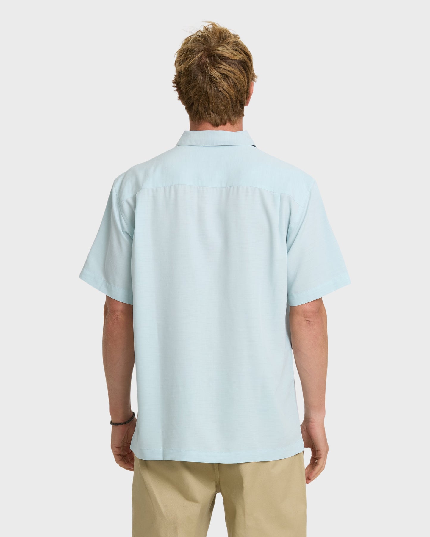 Waterman Offshore Short Sleeve Woven Shirt - Baby Blue