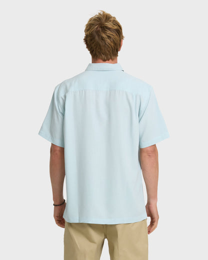 Waterman Offshore Short Sleeve Woven Shirt - Baby Blue