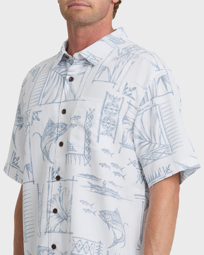 Waterman Performance Pack Short Sleeve Woven Shirt - White