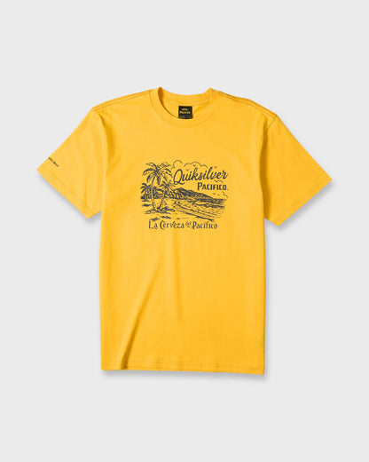 Pacifico Coastal Paradise Short Sleeve Knit T-Shirt - Sunshine