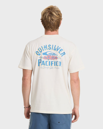 Pacifico Signage Short Sleeve Knit T-Shirt - Tofu