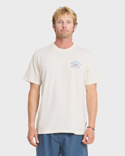 Pacifico Signage Short Sleeve Knit T-Shirt - Tofu