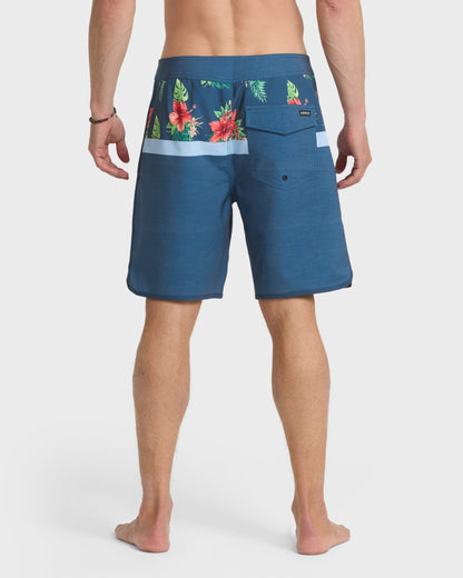 Blockchild 19" Boardshorts - Dark Denim
