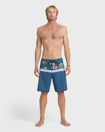 Blockchild 19" Boardshorts - Dark Denim