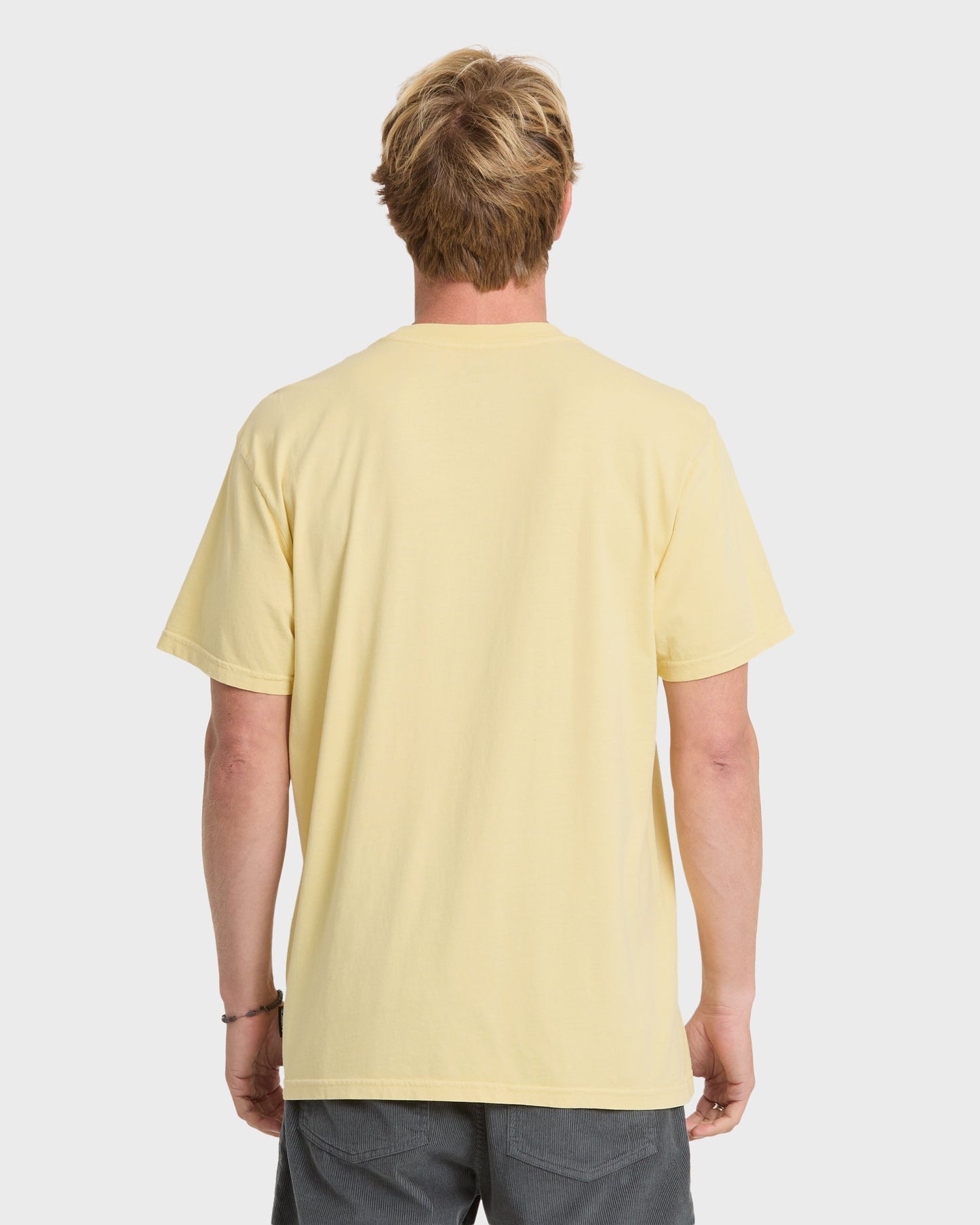 Saltwater Pocket Tee - Pale Yellow