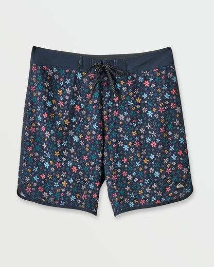Surfsilk Scallop Ditsy 19" Boardshorts - Black