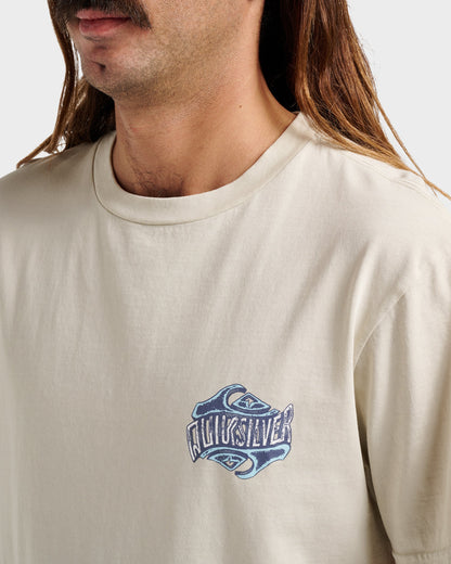 Three Deeppigment Dye T-Shirt - Moonstruck