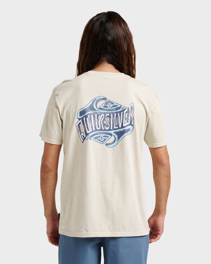 Three Deeppigment Dye T-Shirt - Moonstruck