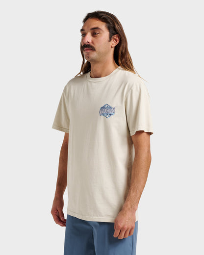 Three Deeppigment Dye T-Shirt - Moonstruck