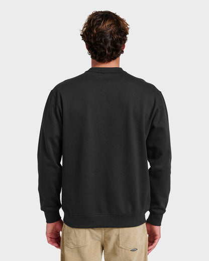 Graphic Crewneck Sweatshirt - Black