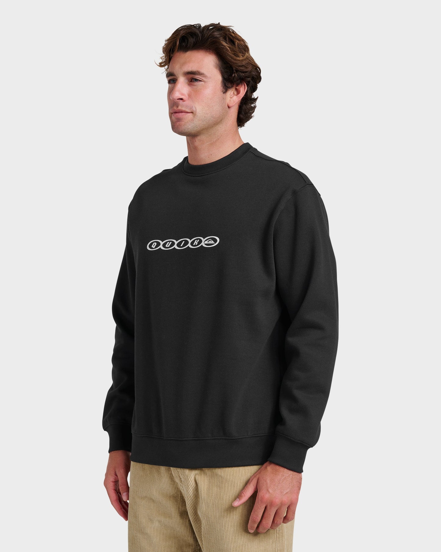Graphic Crewneck Sweatshirt - Black