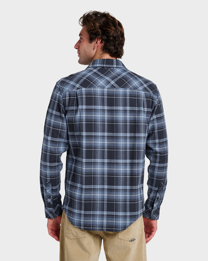 Meridian Stretch Flannel Shirt - Sargasso Sea