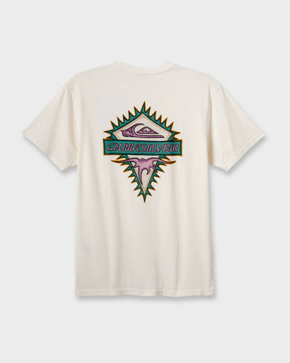 Liberty Spikes Pigment Dye T-Shirt - Snow White