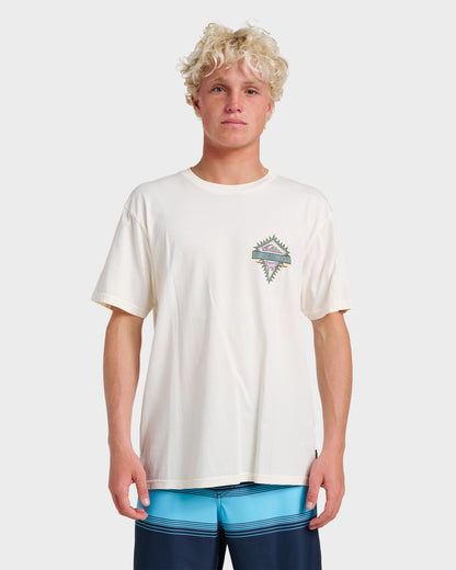 Liberty Spikes Pigment Dye T-Shirt - Snow White