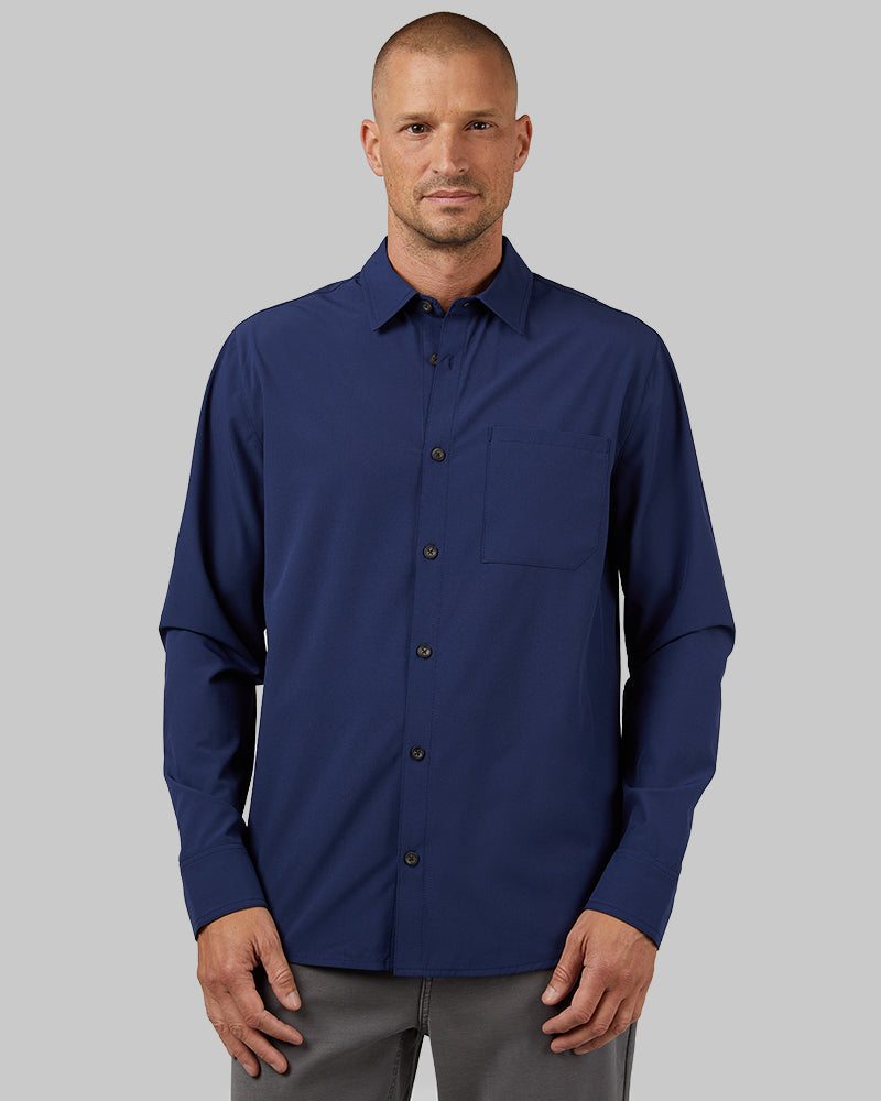 MEN'S CASUAL LONG SLEEVE DRESS SHIRT
