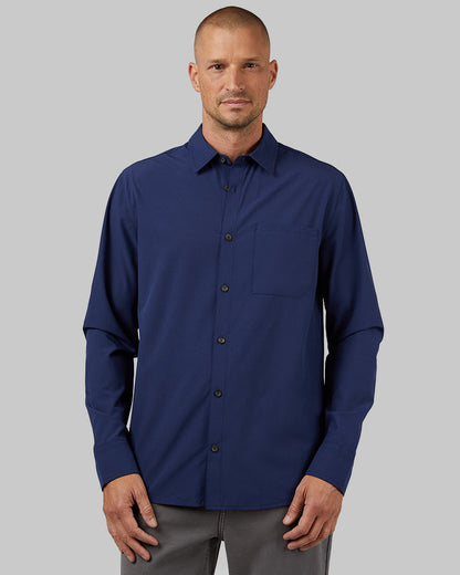 MEN'S CASUAL LONG SLEEVE DRESS SHIRT