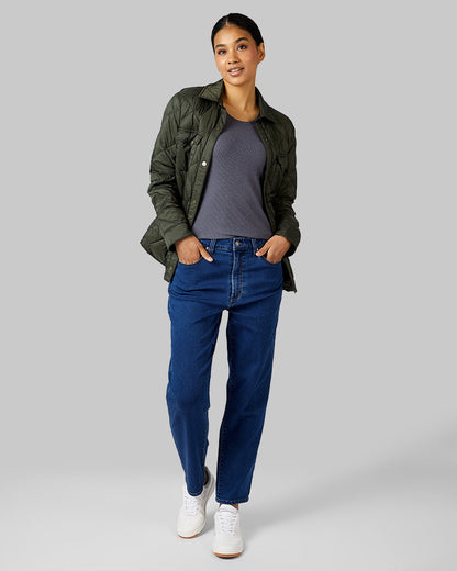 WOMEN'S LIGHTWEIGHT PACKABLE SHIRT JACKET