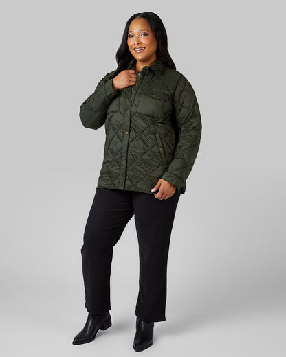 WOMEN'S LIGHTWEIGHT PACKABLE SHIRT JACKET