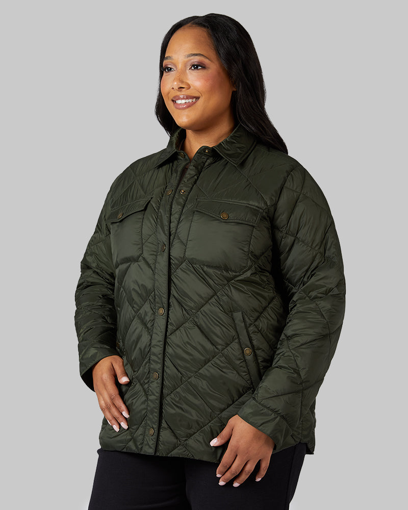 WOMEN'S LIGHTWEIGHT PACKABLE SHIRT JACKET