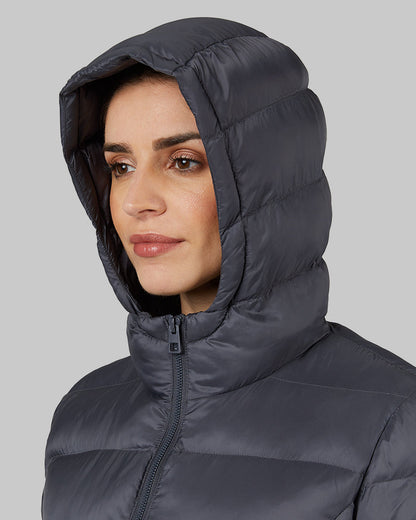 WOMEN'S LIGHTWEIGHT PACKABLE HOODED JACKET