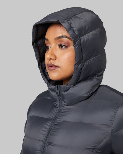 WOMEN'S LIGHTWEIGHT PACKABLE HOODED JACKET