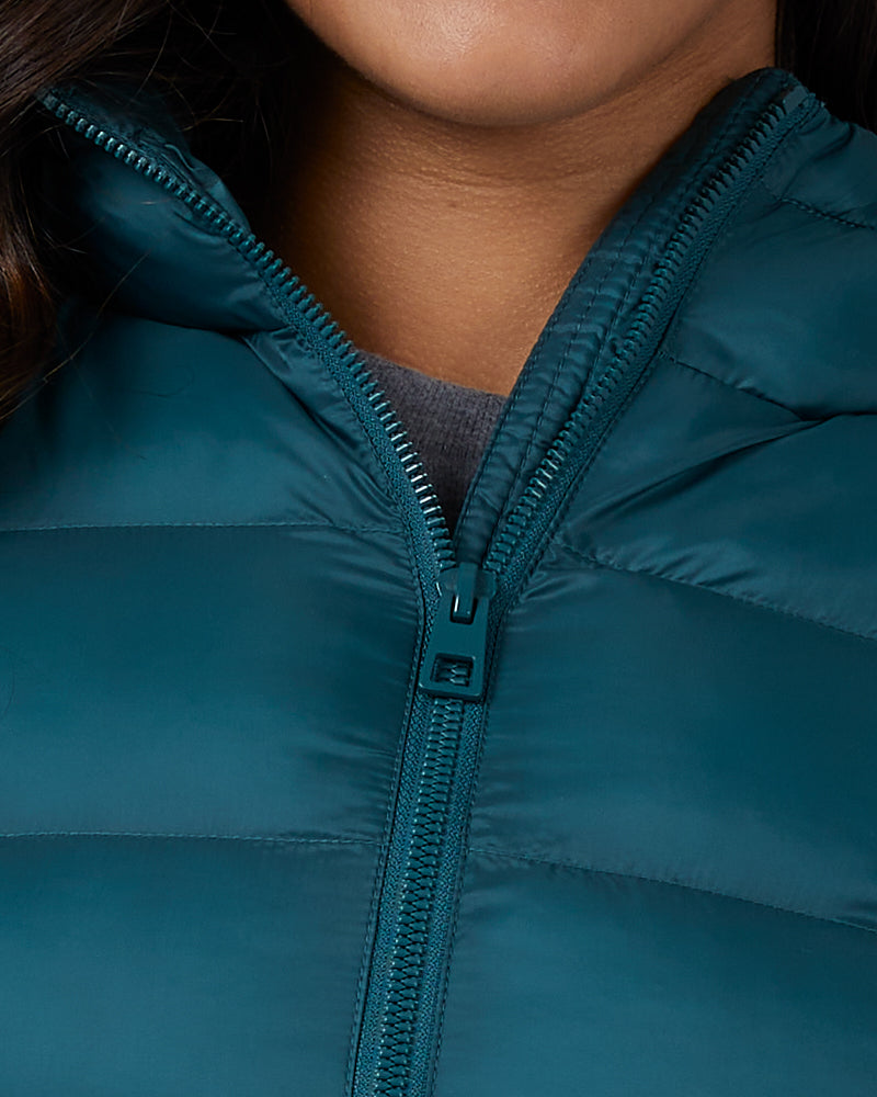 WOMEN'S LIGHTWEIGHT PACKABLE HOODED JACKET