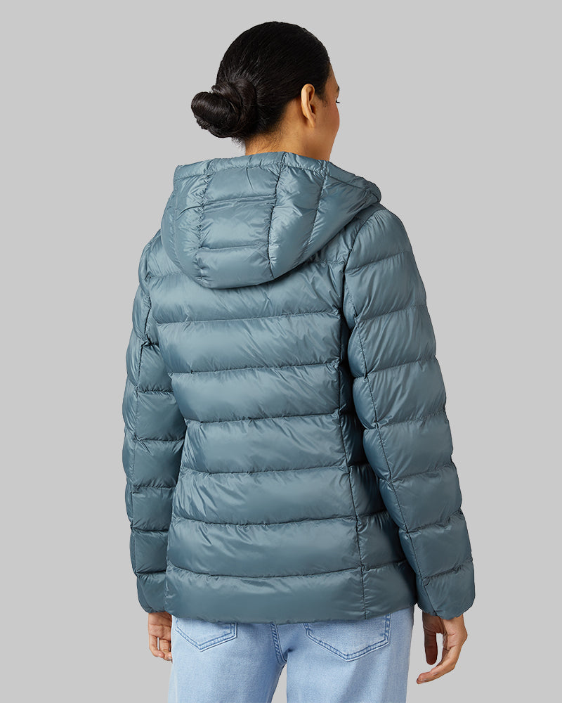 WOMEN'S LIGHTWEIGHT PACKABLE HOODED JACKET