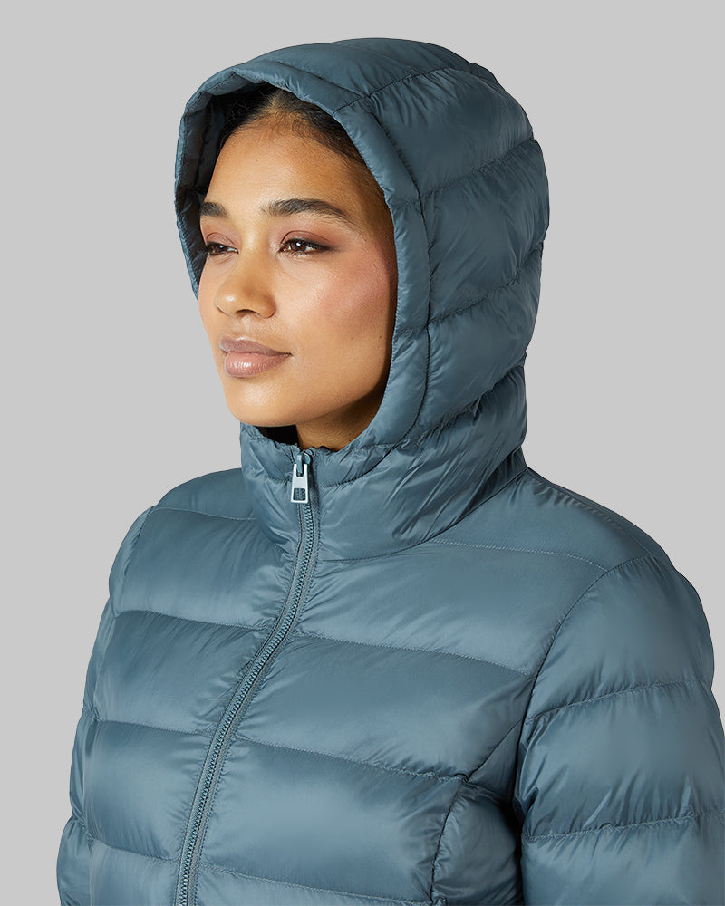 WOMEN'S LIGHTWEIGHT PACKABLE HOODED JACKET
