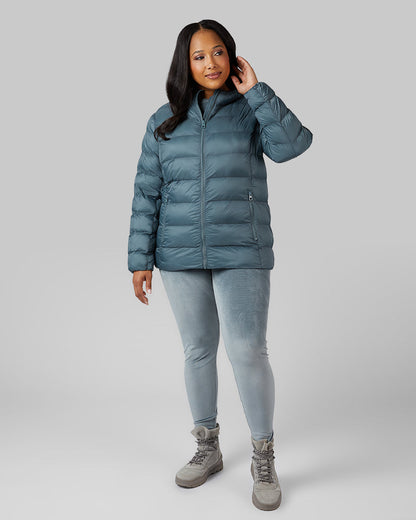 WOMEN'S LIGHTWEIGHT PACKABLE HOODED JACKET