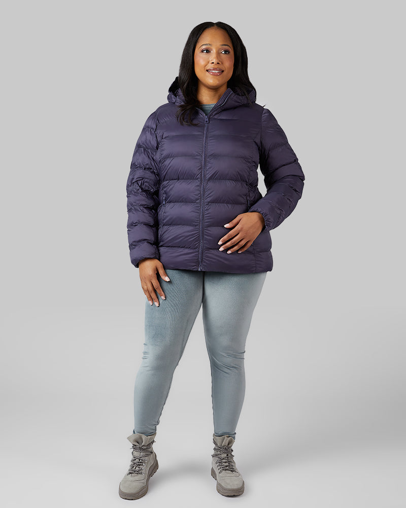 WOMEN'S LIGHTWEIGHT PACKABLE HOODED JACKET