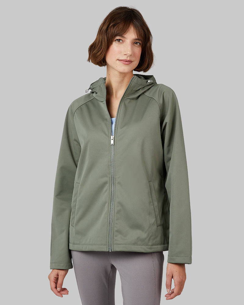 WOMEN’S SOFTSHELL HOODED JACKET
