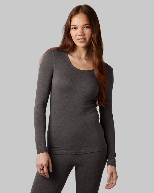 WOMEN'S MIDWEIGHT BASELAYER SCOOP TOP