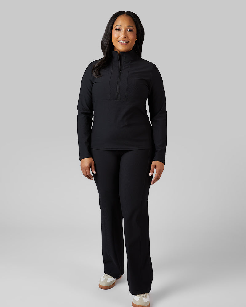 WOMEN'S HIGH-WAIST ACTIVE RIB FLARE PANT
