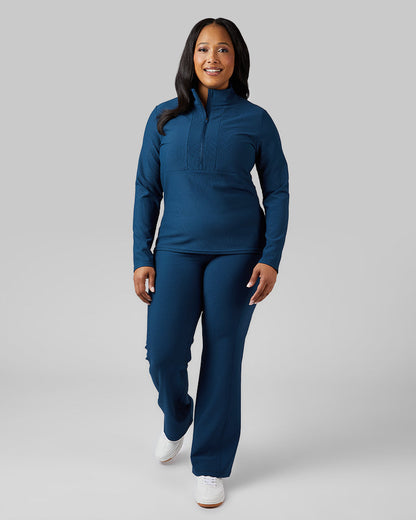WOMEN'S HIGH-WAIST ACTIVE RIB FLARE PANT