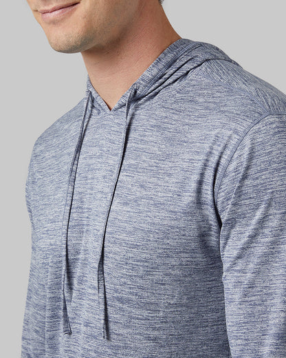 MEN'S COOL LONG SLEEVE HOODED T-SHIRT