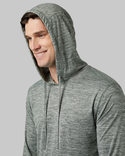 MEN'S COOL LONG SLEEVE HOODED T-SHIRT