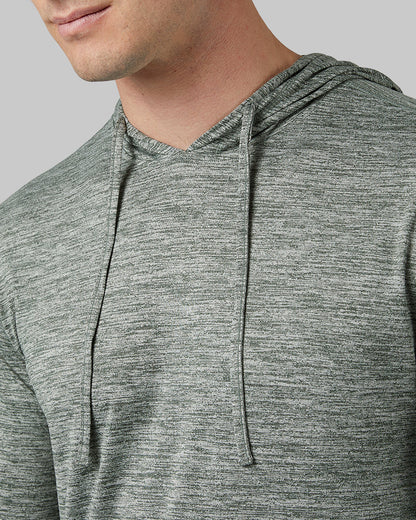 MEN'S COOL LONG SLEEVE HOODED T-SHIRT