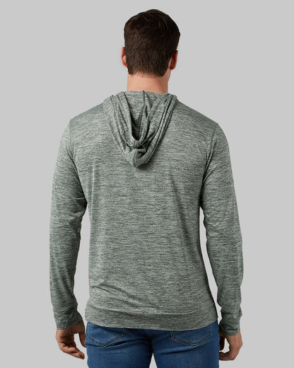 MEN'S COOL LONG SLEEVE HOODED T-SHIRT