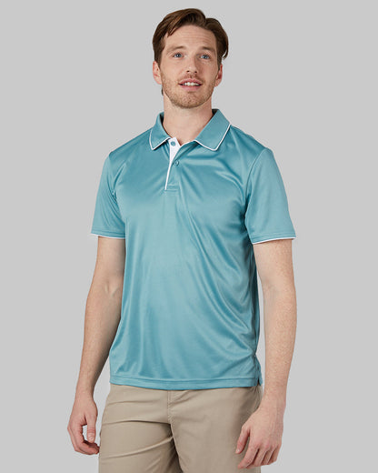 MEN'S STRETCH FLOW TIPPED POLO