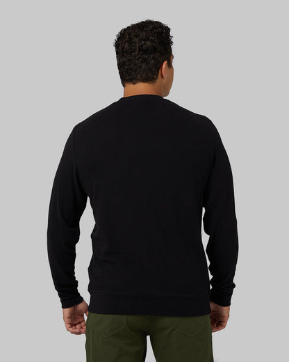 MEN'S SWEATER KNIT CREW TOP