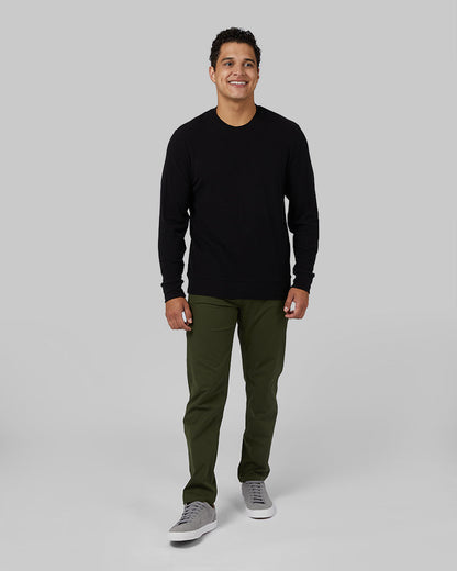 MEN'S SWEATER KNIT CREW TOP