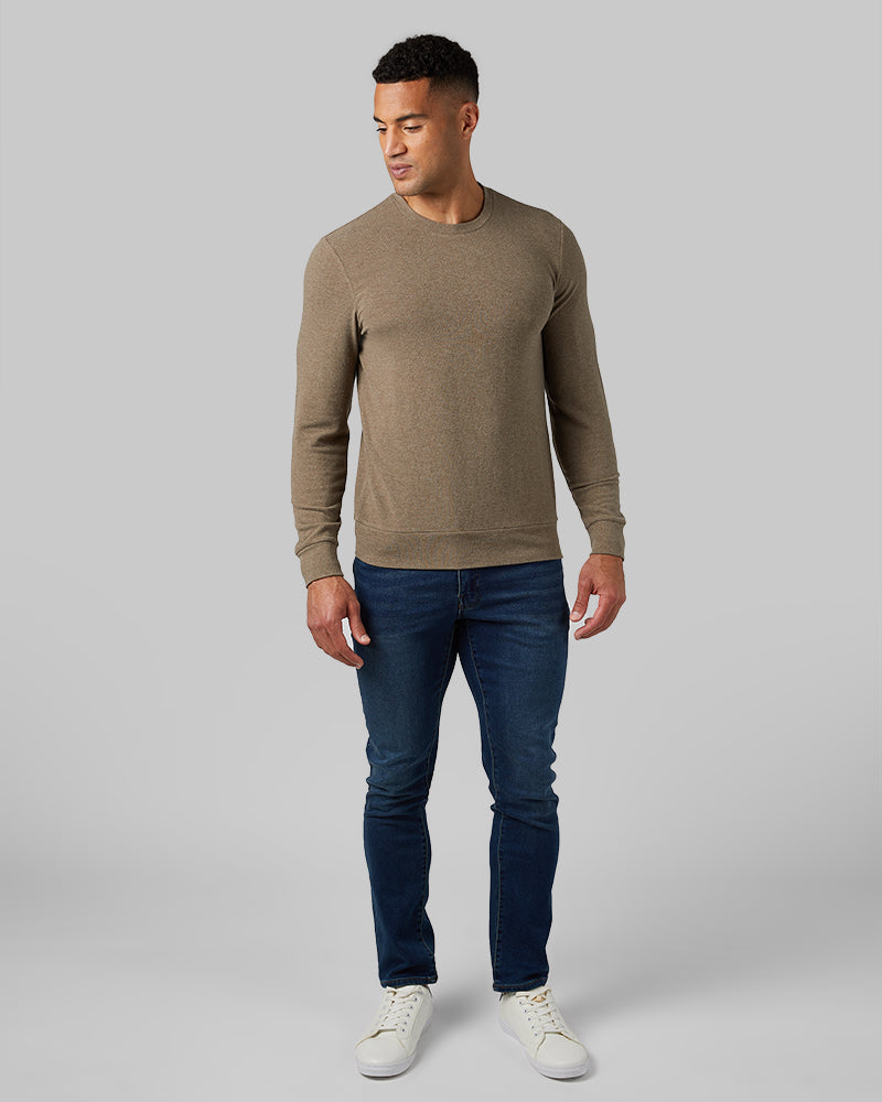 MEN'S SWEATER KNIT CREW TOP