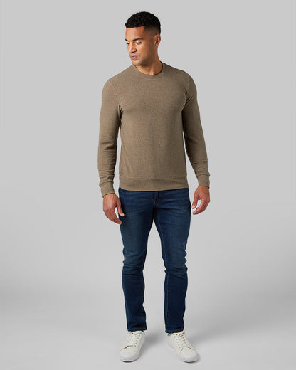 MEN'S SWEATER KNIT CREW TOP