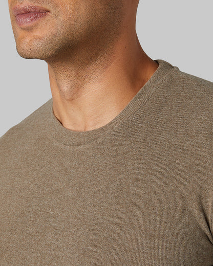 MEN'S SWEATER KNIT CREW TOP