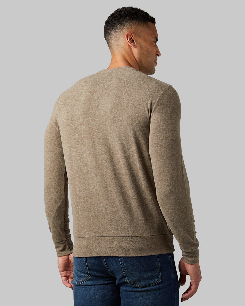 MEN'S SWEATER KNIT CREW TOP