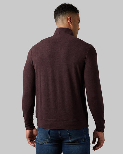 MEN'S SWEATER KNIT 1/4 ZIP TOP