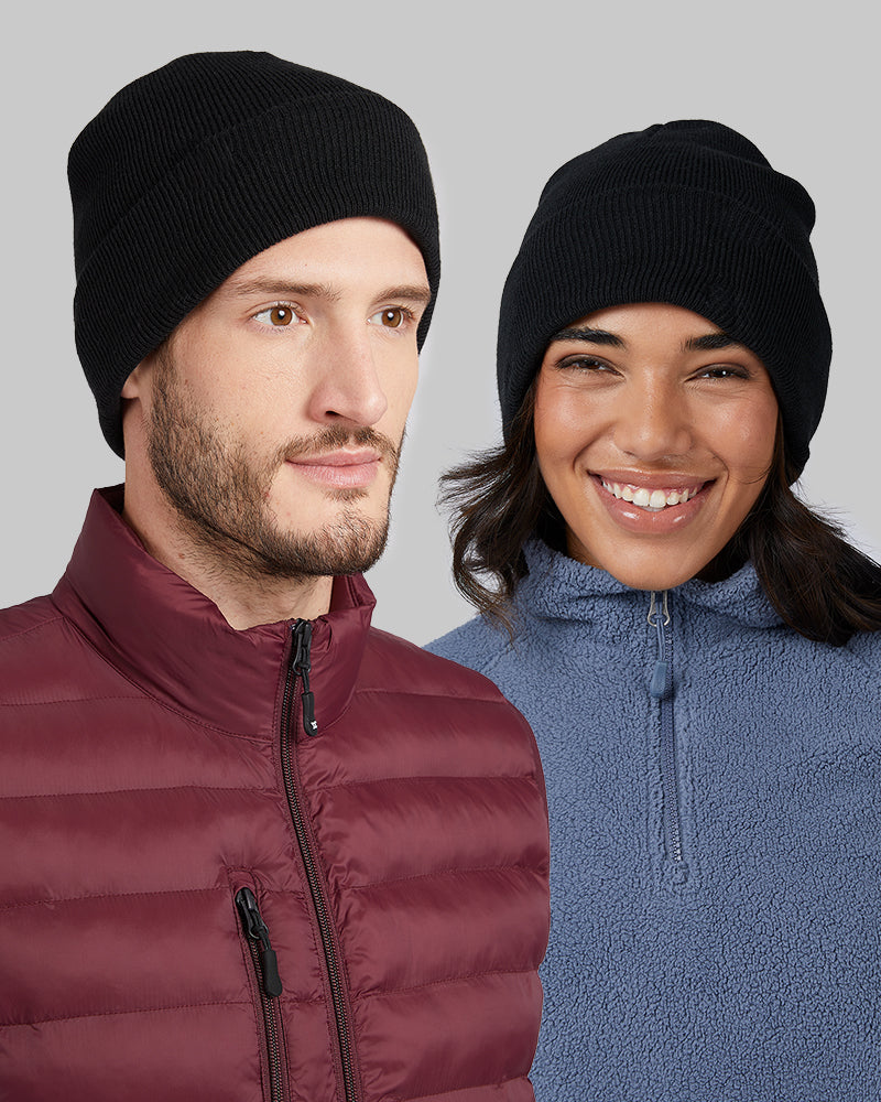 RIB KNIT BEANIE