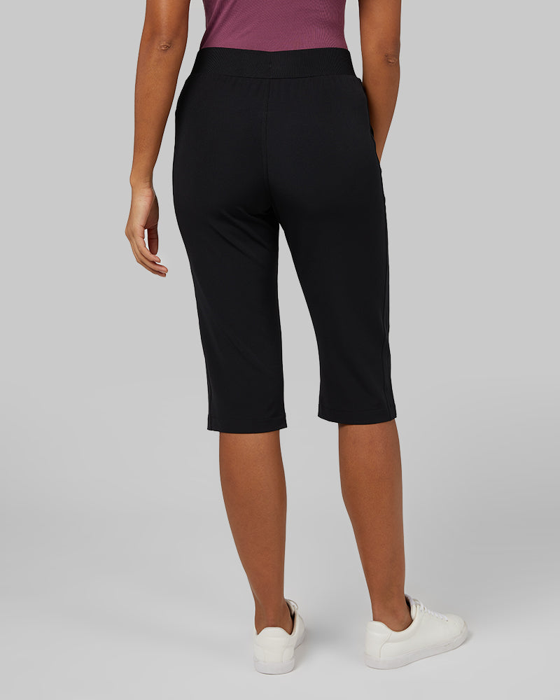 WOMEN'S STRETCH WOVEN CAPRI