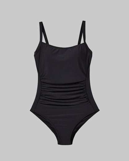 WOMEN'S SQUARE NECK ONE PIECE SWIMSUIT