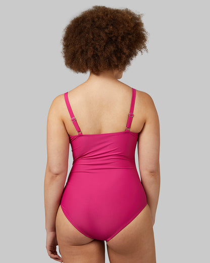 WOMEN'S SQUARE NECK ONE PIECE SWIMSUIT